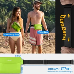 Etui Spigen A620 Universal Waterproof Waist Bag 2-pack Cactus Green Case
