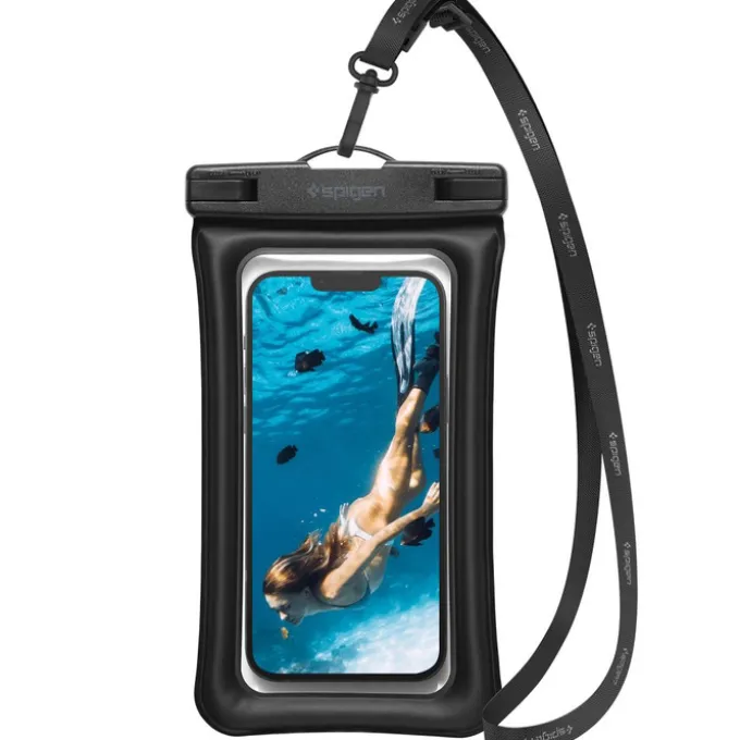 Etui Spigen A610 Universal Waterproof Float Case Black