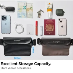 Etui Spigen A620 Universal Waterproof Waist Bag 2-pack Black