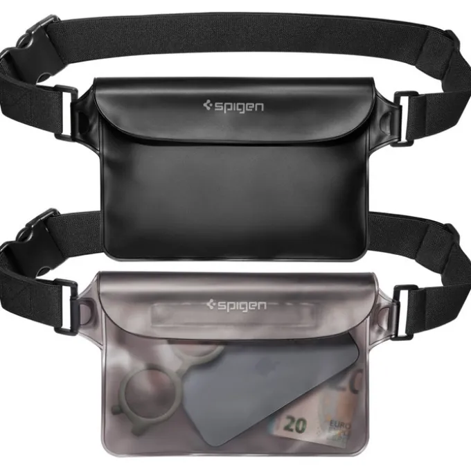 Etui Spigen A620 Universal Waterproof Waist Bag 2-pack Black