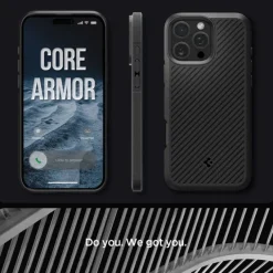 ETUI SPIGEN CORE ARMOR IPHONE 16 PRO MAX MATTE BLACK