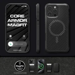 ETUI SPIGEN CORE ARMOR MAG MAGSAFE IPHONE 16 PRO MATTE BLACK
