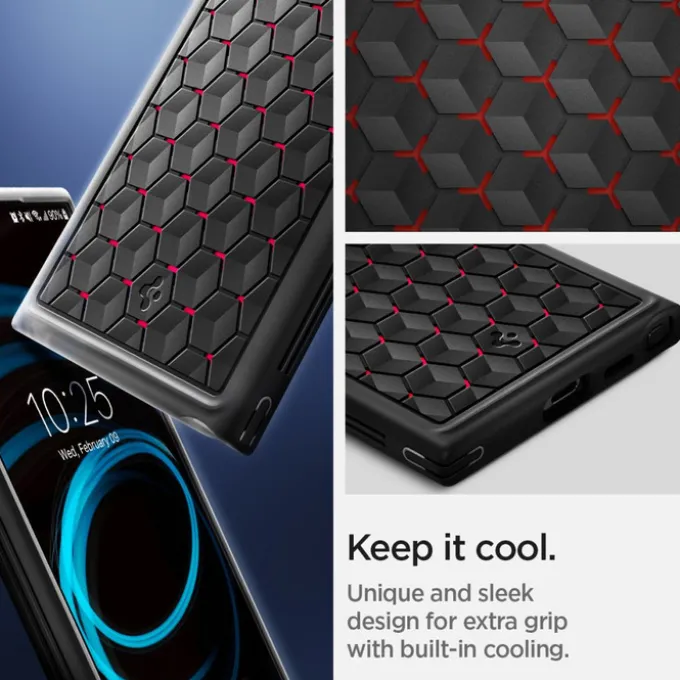 Etui Spigen Cryo Armor Samsung Galaxy S24 Ultra Cryo Red Case