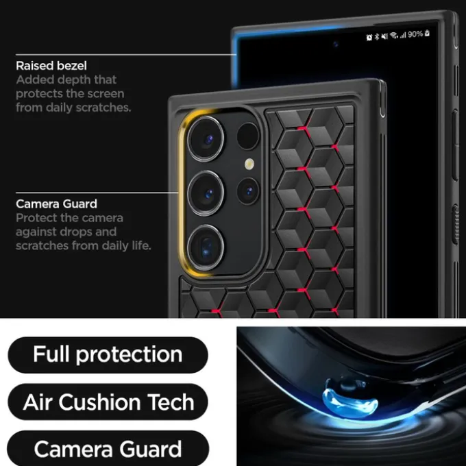 Etui Spigen Cryo Armor Samsung Galaxy S24 Ultra Cryo Red Case