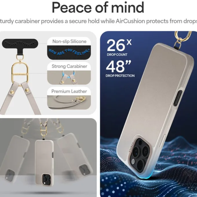 ETUI SPIGEN CYRILL KAJUK CLASSIC CHARM MAG MAGSAFE IPHONE 16 PRO CREAM