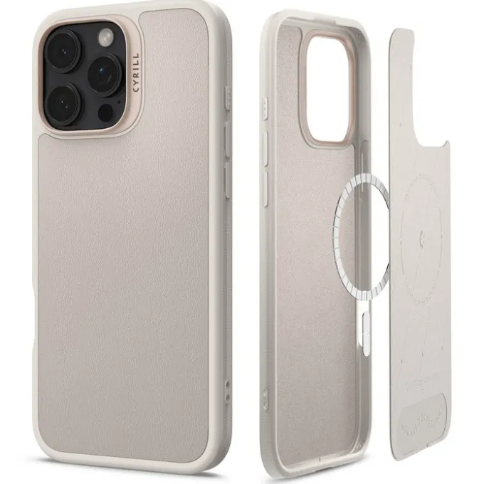 ETUI SPIGEN CYRILL KAJUK MAG MAGSAFE IPHONE 16 PRO MAX CREAM