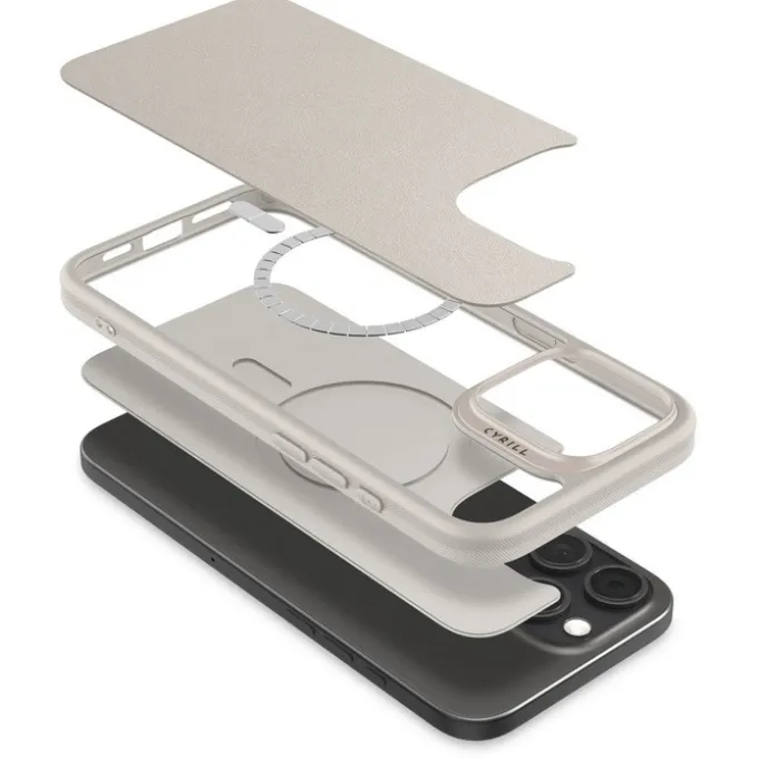 ETUI SPIGEN CYRILL KAJUK MAG MAGSAFE IPHONE 16 PRO MAX CREAM