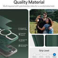 ETUI SPIGEN CYRILL KAJUK MAG MAGSAFE IPHONE 16 PRO MAX FOREST GREEN