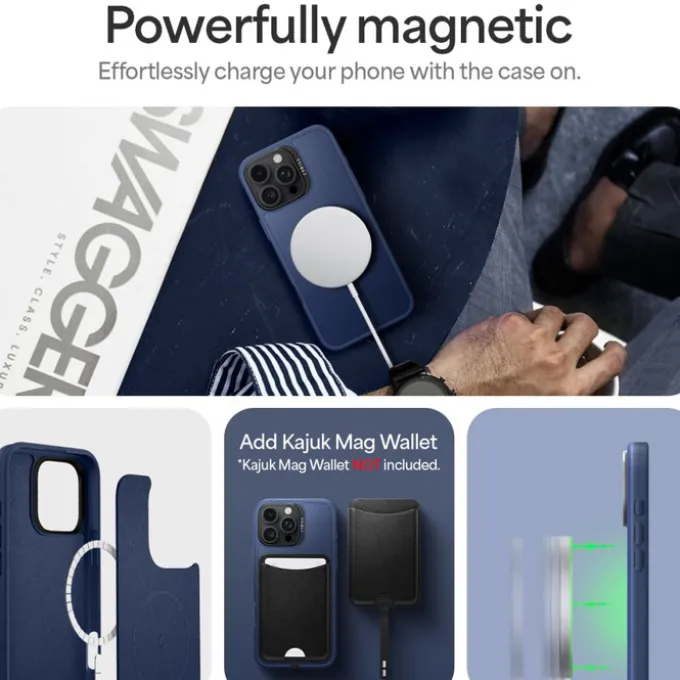 ETUI SPIGEN CYRILL KAJUK MAG MAGSAFE IPHONE 16 PRO MAX NAVY