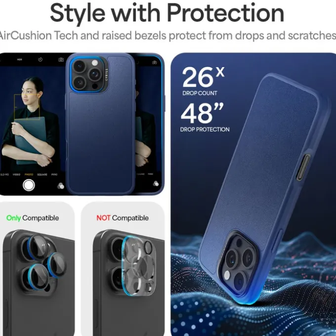 ETUI SPIGEN CYRILL KAJUK MAG MAGSAFE IPHONE 16 PRO MAX NAVY