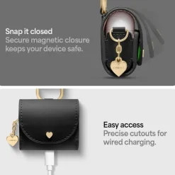 ETUI SPIGEN CYRILL MINI BAG APPLE AIRPODS 4 BLACK