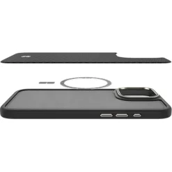 ETUI SPIGEN ENZO ARAMID MAG MAGSAFE IPHONE 16 PRO MAX BLACK/NATURAL