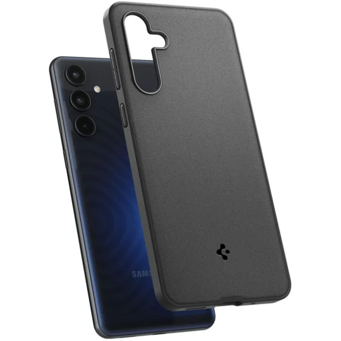 ETUI SPIGEN ESSENTIAL SANDBLAST SAMSUNG GALAXY M55 5G MATTE BLACK