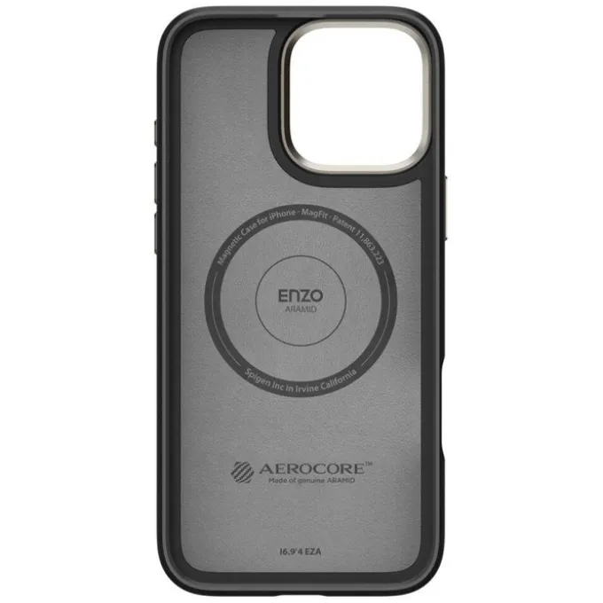 ETUI SPIGEN EZNO ARAMID MAG MAGSAFE IPHONE 16 PRO CZARNE