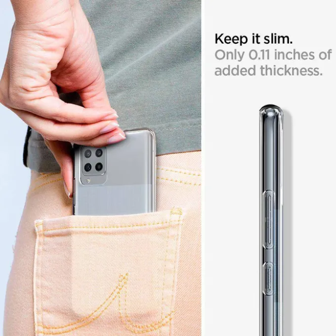 Etui SPIGEN Galaxy A42 5G Liquid Crystal Clear Przeźroczyste Case
