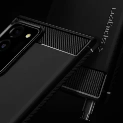 Etui SPIGEN Galaxy Note 20 Ultra Rugged Armor Matte Black Czarne Case