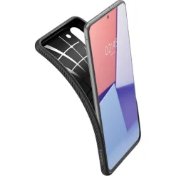 ETUI SPIGEN Galaxy S21 Liquid Air Matte Black Czarne Case