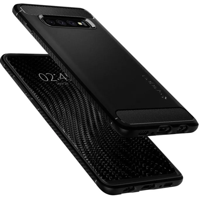 Etui SPIGEN Galaxy S10 Rugged Armor Samsung Czarne Case Samsung