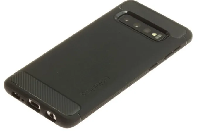 Etui SPIGEN Galaxy S10 Rugged Armor Samsung Czarne Case Samsung
