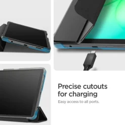 ETUI SPIGEN GALAXY TAB TAB A9 / A11 8.7 X110 / X115 / X133 / X135 SMART FOLD MATTE BLACK