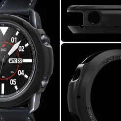 Etui SPIGEN Galaxy Watch 3 41mm Liquid Air Black Czarne