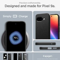 ETUI SPIGEN GOOGLE PIXEL 9A LIQUID AIR MATOWE CZARNE