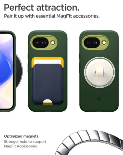 ETUI SPIGEN GOOGLE PIXEL 10A NANO POP MAG MAGSAFE AVO GREEN