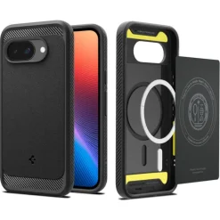 ETUI SPIGEN GOOGLE PIXEL 9A RUGGED ARMOR MAG MAGSAFE MATOWE CZARNE