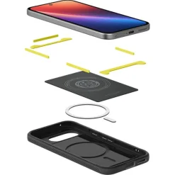 ETUI SPIGEN GOOGLE PIXEL 9A RUGGED ARMOR MAG MAGSAFE MATOWE CZARNE