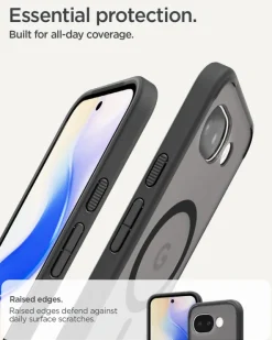 ETUI SPIGEN GOOGLE PIXEL 10A ULTRA HYBRID MAGSAFE FROST CZARNE
