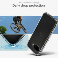ETUI SPIGEN GOOGLE PIXEL 9A ULTRA HYBRID CRYSTAL CLEAR