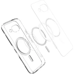 ETUI SPIGEN GOOGLE PIXEL 9A ULTRA HYBRID MAG MAGSAFE CLEAR/WHITE