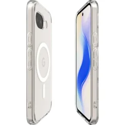 ETUI SPIGEN GOOGLE PIXEL 10A ULTRA HYBRID MAG MAGSAFE CLEAR/WHITE