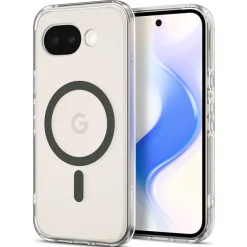 ETUI SPIGEN GOOGLE PIXEL 10A ULTRA HYBRID MAG MAGSAFE CLEAR GRAPHITE