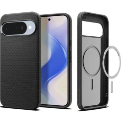 ETUI SPIGEN GOOGLE PIXEL 10 / 10 PRO LIQUID AIR MAG MAGSAFE MATTE BLACK