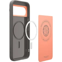 ETUI SPIGEN GOOGLE PIXEL 10 / 10 PRO NANO POP MAG MAGSAFE PAPAYA GREY