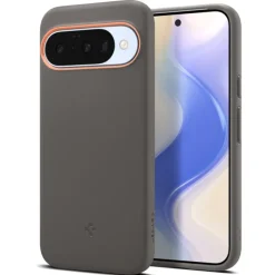 ETUI SPIGEN GOOGLE PIXEL 10 / 10 PRO NANO POP MAG MAGSAFE PAPAYA GREY