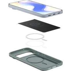 ETUI SPIGEN GOOGLE PIXEL 10 / 10 PRO THIN FIT MAG MAGSAFE SAGE GREEN