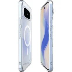 ETUI SPIGEN GOOGLE PIXEL 10 / 10 PRO ULTRA HYBRID MAG MAGSAFE CLEAR/WHITE