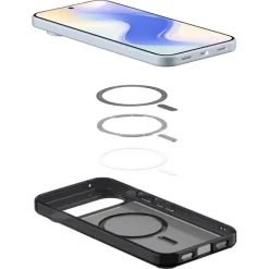 ETUI SPIGEN GOOGLE PIXEL 10 / 10 PRO ULTRA HYBRID MAG MAGSAFE FROST BLACK