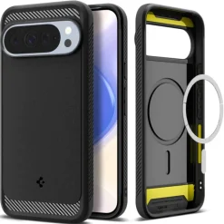 ETUI SPIGEN GOOGLE PIXEL 10 PRO XL RUGGED ARMOR MAG MAGSAFE MATTE BLACK