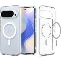 ETUI SPIGEN GOOGLE PIXEL 10 PRO XL ULTRA HYBRID MAG MAGSAFE CLEAR/WHITE