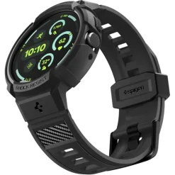 ETUI SPIGEN GOOGLE PIXEL WATCH 4 45mm RUGGED ARMOR PRO Z PODSTAWKĄ CZARNE