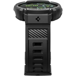 ETUI SPIGEN GOOGLE PIXEL WATCH 4 45mm RUGGED ARMOR PRO Z PODSTAWKĄ CZARNE