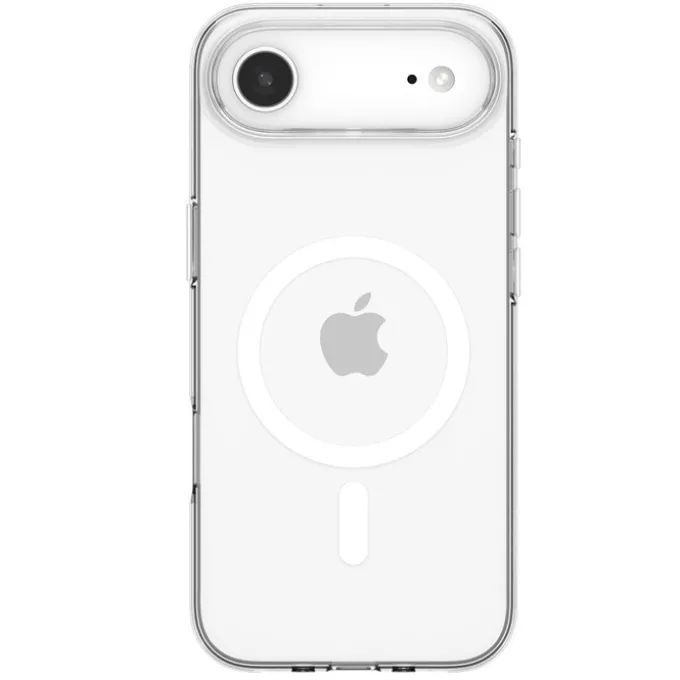 ETUI SPIGEN IPHONE 17 AIR LIQUID CRYSTAL MAG MAGSAFE CLEAR/WHITE