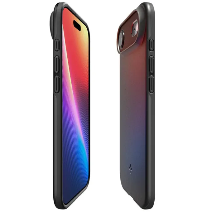 ETUI SPIGEN IPHONE 17 AIR THIN FIT MAG MAGSAFE BLACK