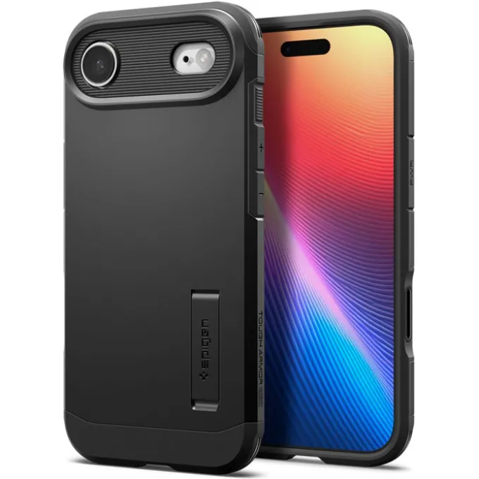ETUI SPIGEN IPHONE 17 AIR TOUGH ARMOR ”T” MAG MAGSAFE BLACK