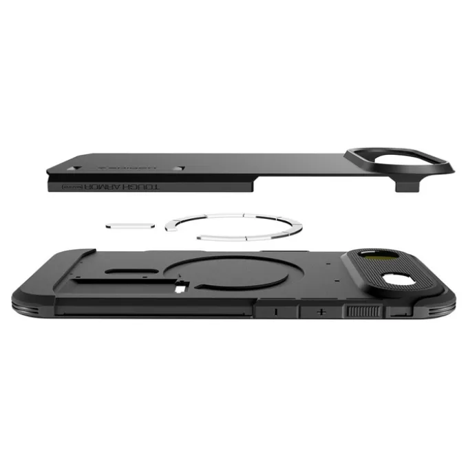 ETUI SPIGEN IPHONE 17 AIR TOUGH ARMOR ”T” MAG MAGSAFE BLACK