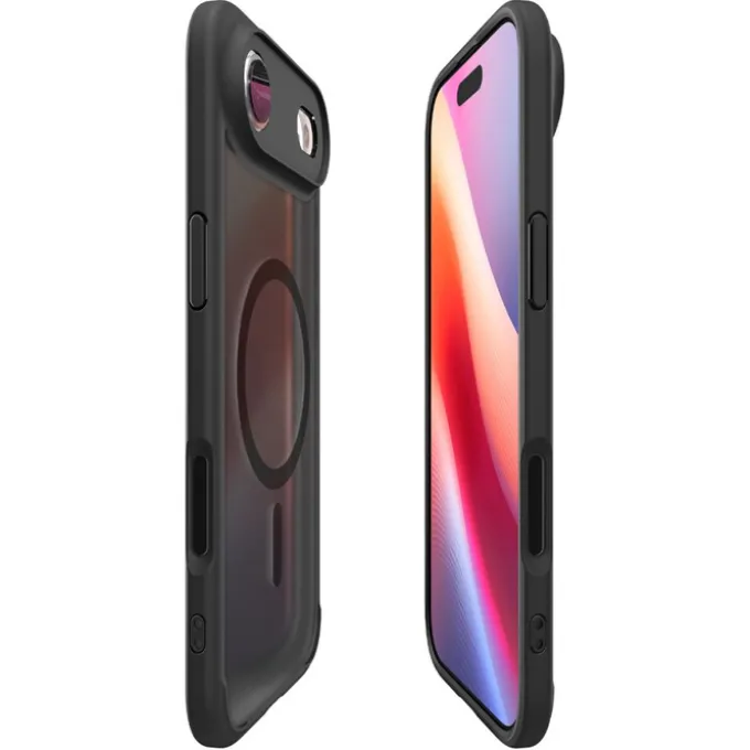 ETUI SPIGEN IPHONE 17 AIR ULTRA HYBRID MAG MAGSAFE FROST BLACK