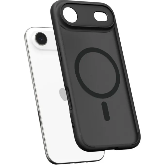 ETUI SPIGEN IPHONE 17 AIR ULTRA HYBRID MAG MAGSAFE FROST BLACK